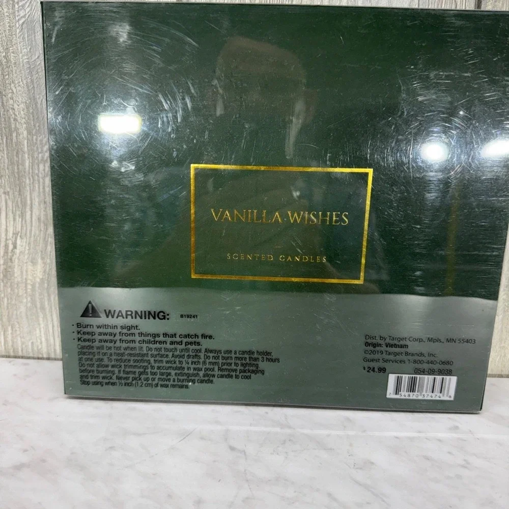 Target 12 Days of Christmas Vanilla Wishes Scented Candle Set 12pc Votive 2019